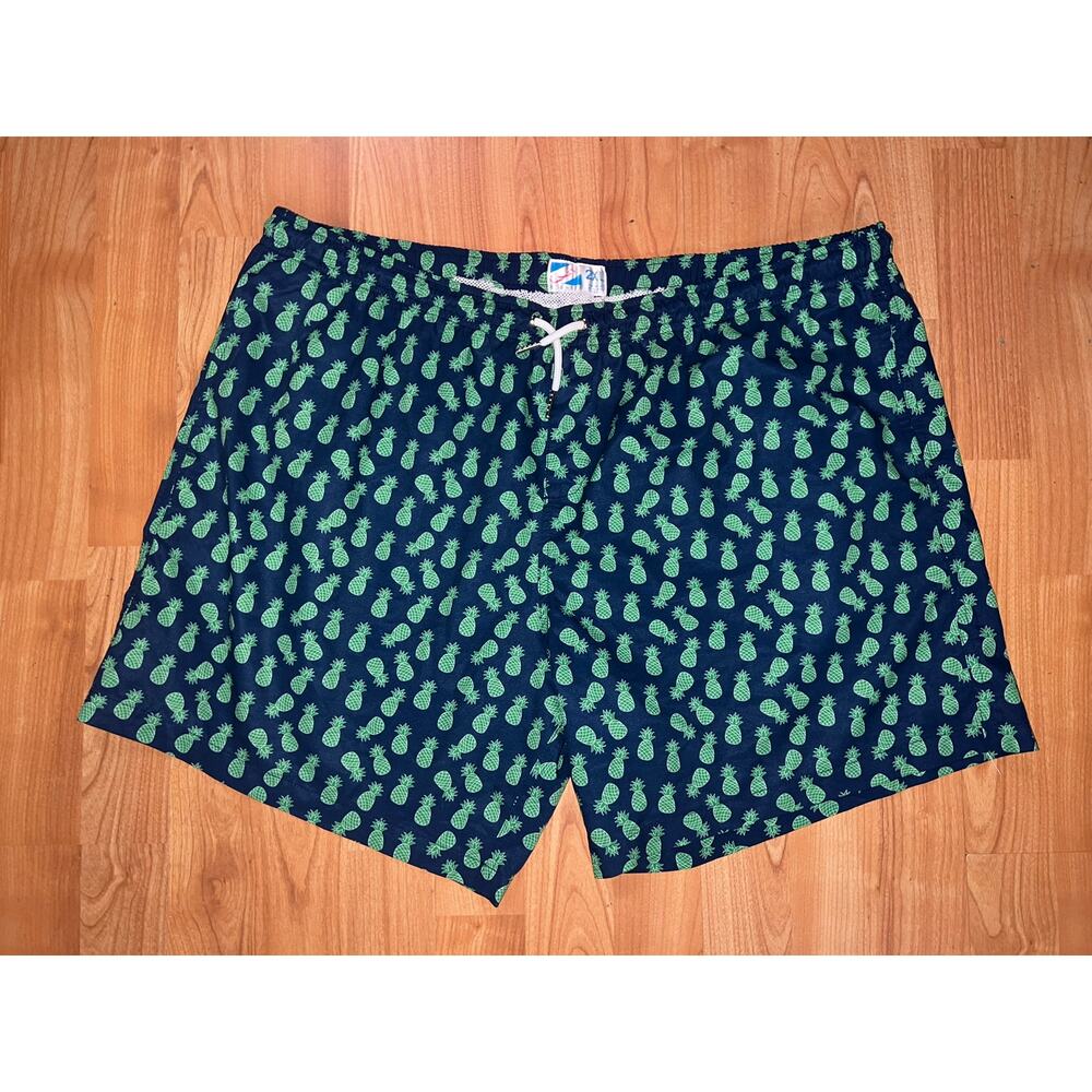 Bermies Pineapple Swim Shorts Trunks Bottoms Swimming Pineapples Fruit 3.0 2XL